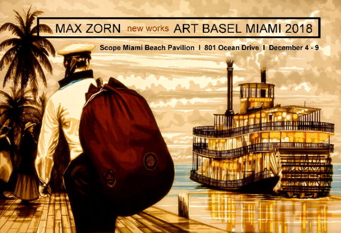 Tape Artist Max Zorn will be showing new tape artworks at Scope Miami Beach during the ArtBasel week. Tape Art, Klebeband, Kunst, Art, contemporary art